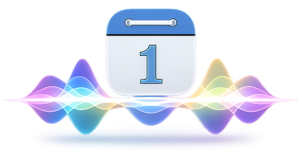 The Days Since app icon above a colorful Siri wave
